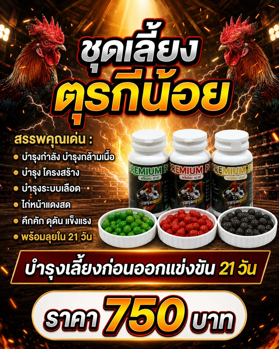 ชุดเลี้ยงตุรกีน้อย (PREMIUM P01+P02+P03)
